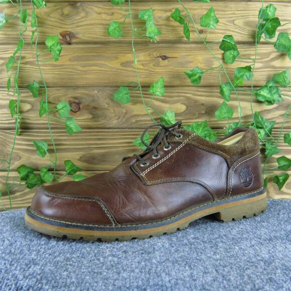 Timberland Men's Sneaker Brown Leather Size 11 Medium Gently Used‎ 2025 - Picture 1 of 7